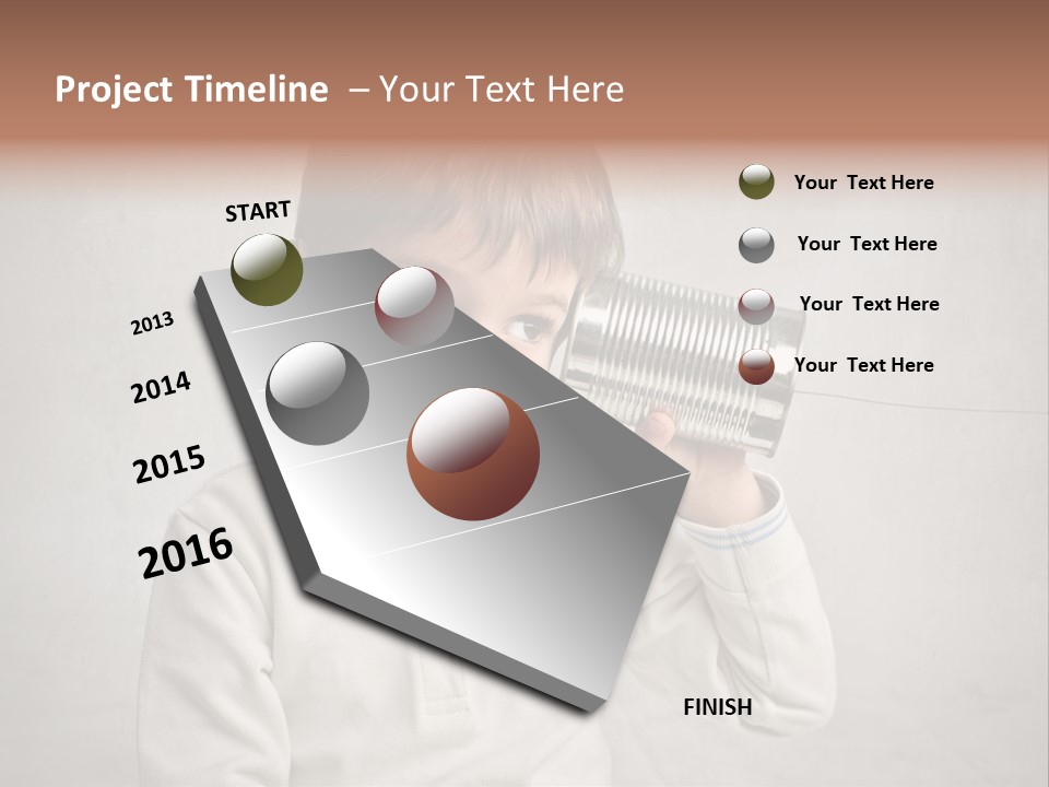 Listen Young Curiosity PowerPoint Template