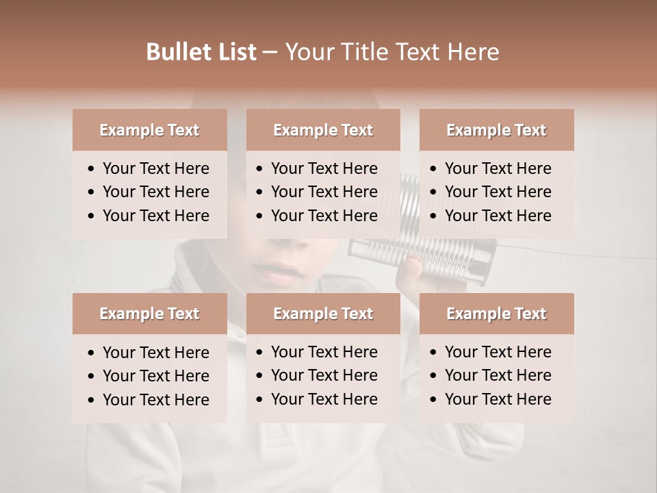 Listen Young Curiosity PowerPoint Template