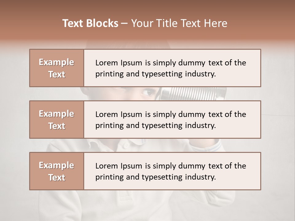 Listen Young Curiosity PowerPoint Template