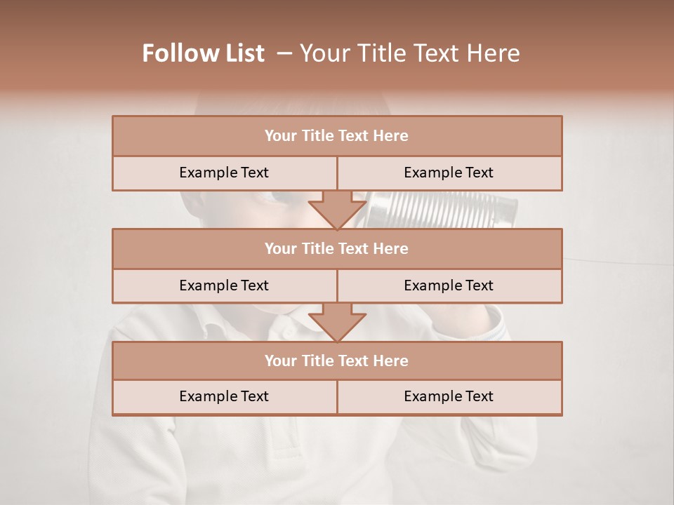 Listen Young Curiosity PowerPoint Template