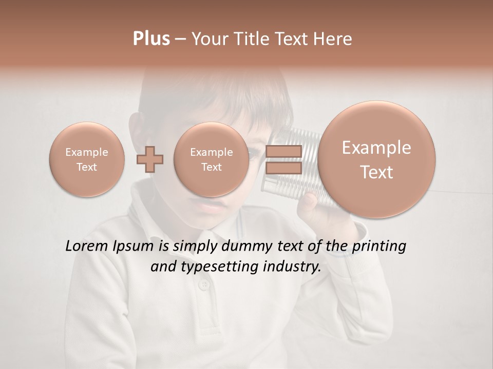 Listen Young Curiosity PowerPoint Template