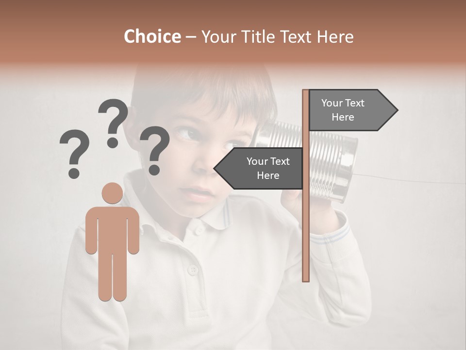 Listen Young Curiosity PowerPoint Template