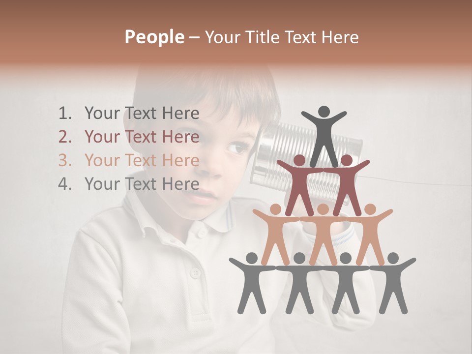 Listen Young Curiosity PowerPoint Template