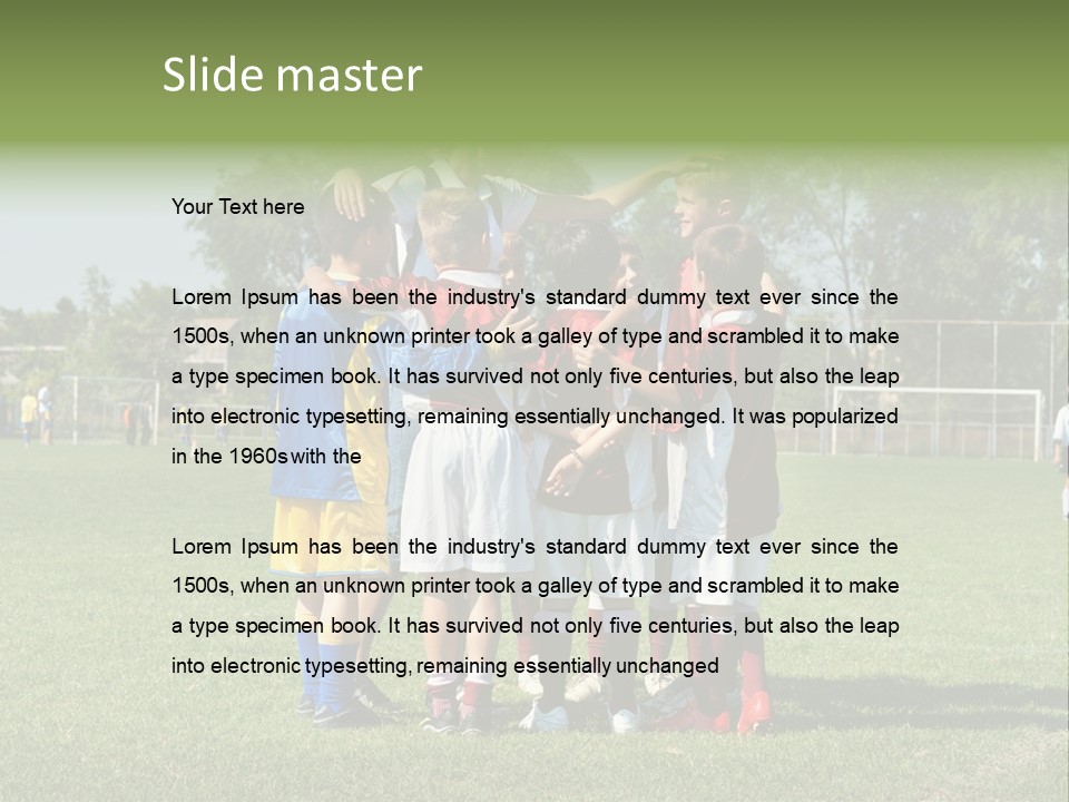 Recreation Team Player Girl PowerPoint Template