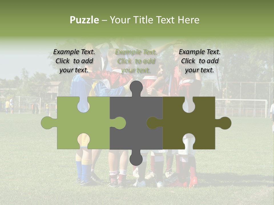 Recreation Team Player Girl PowerPoint Template