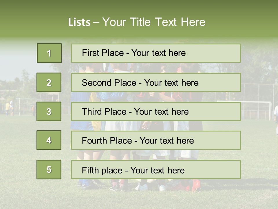 Recreation Team Player Girl PowerPoint Template