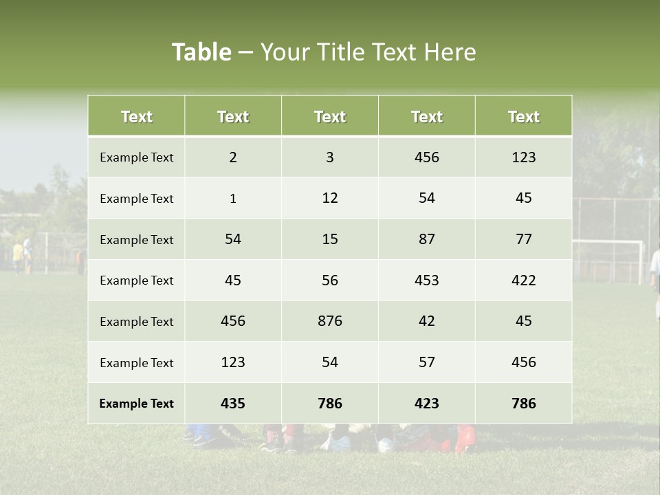 Recreation Team Player Girl PowerPoint Template