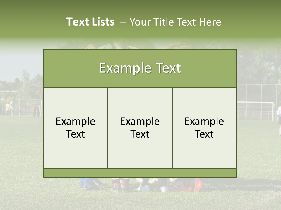 Recreation Team Player Girl PowerPoint Template