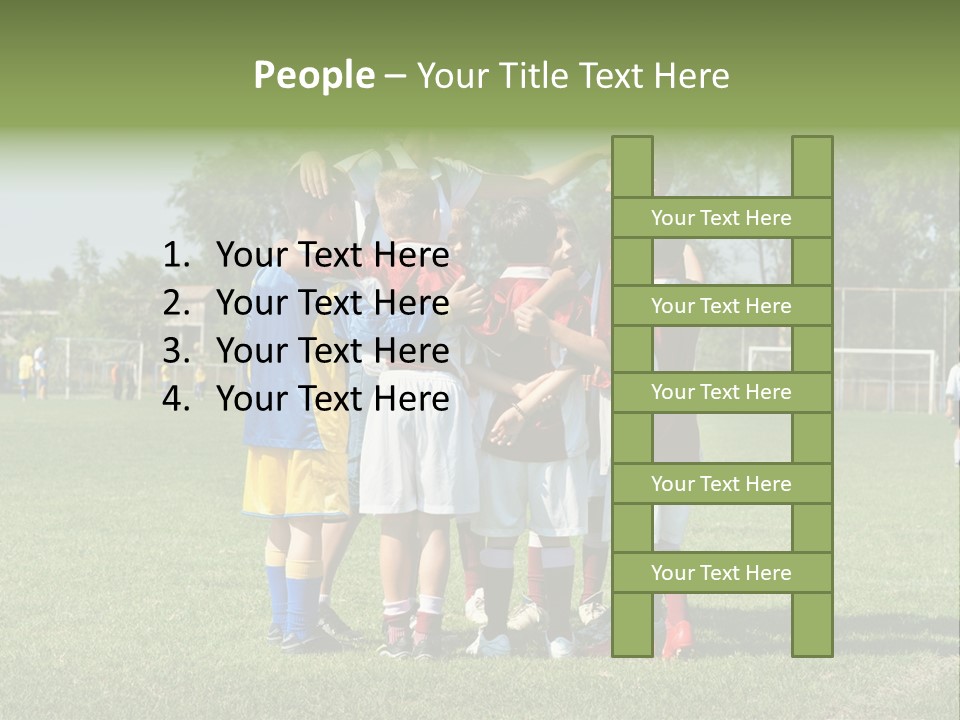 Recreation Team Player Girl PowerPoint Template