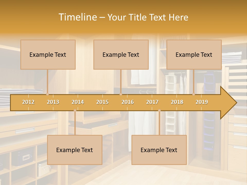 Drawer Clothing Interior PowerPoint Template