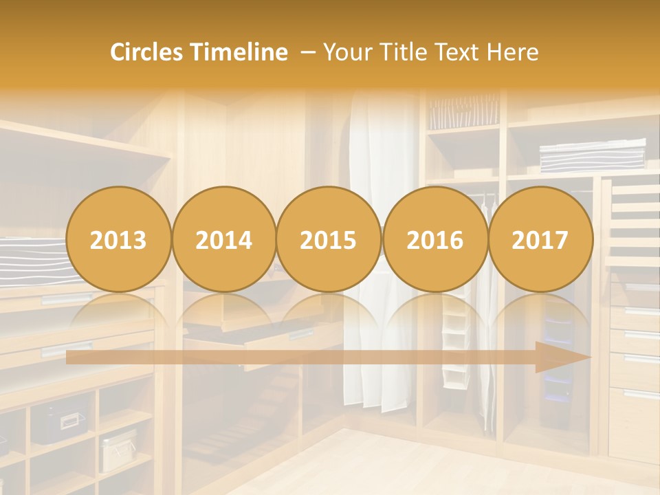 Drawer Clothing Interior PowerPoint Template