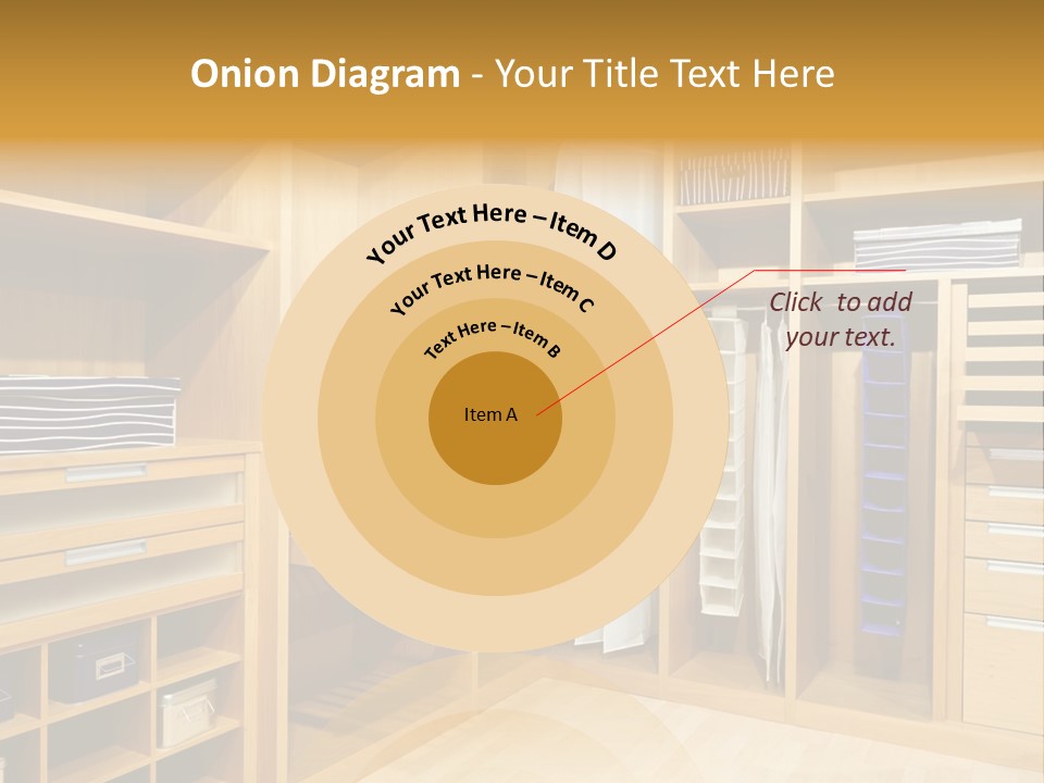 Drawer Clothing Interior PowerPoint Template
