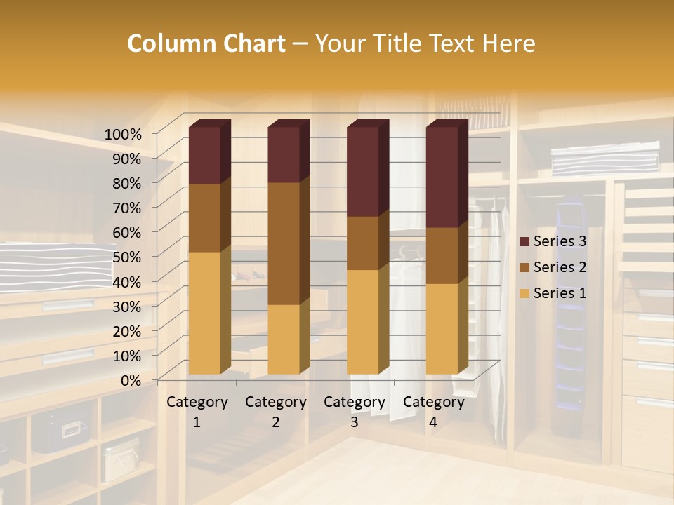 Drawer Clothing Interior PowerPoint Template