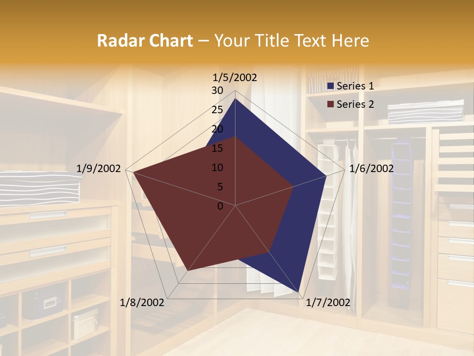 Drawer Clothing Interior PowerPoint Template