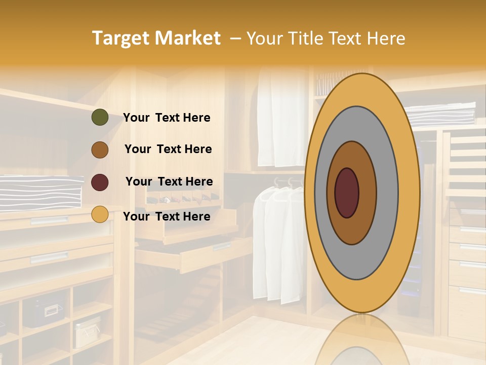 Drawer Clothing Interior PowerPoint Template