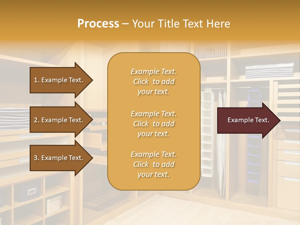 Drawer Clothing Interior PowerPoint Template