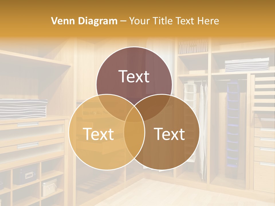 Drawer Clothing Interior PowerPoint Template