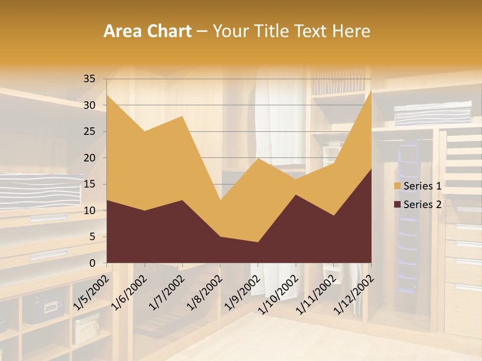 Drawer Clothing Interior PowerPoint Template