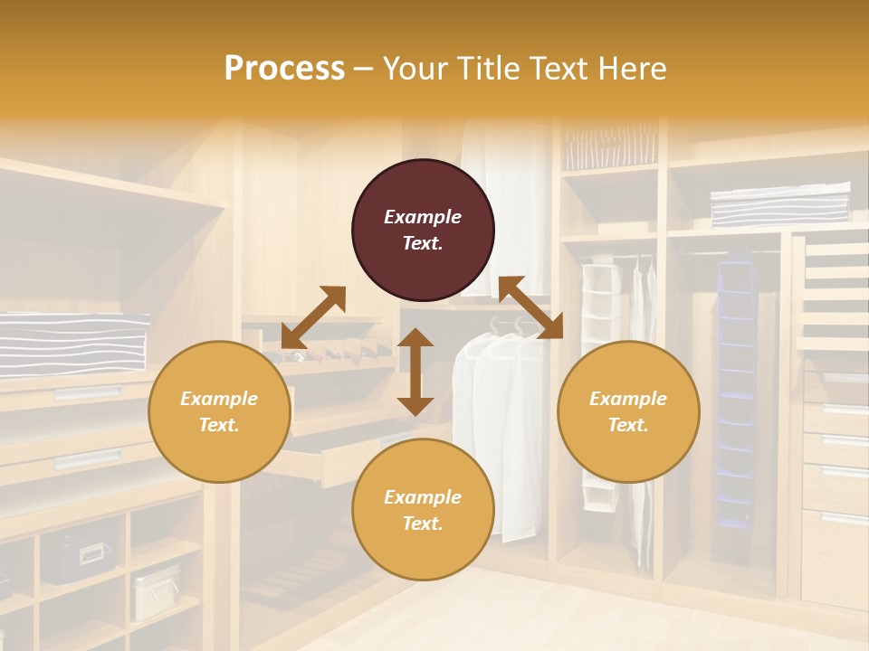 Drawer Clothing Interior PowerPoint Template