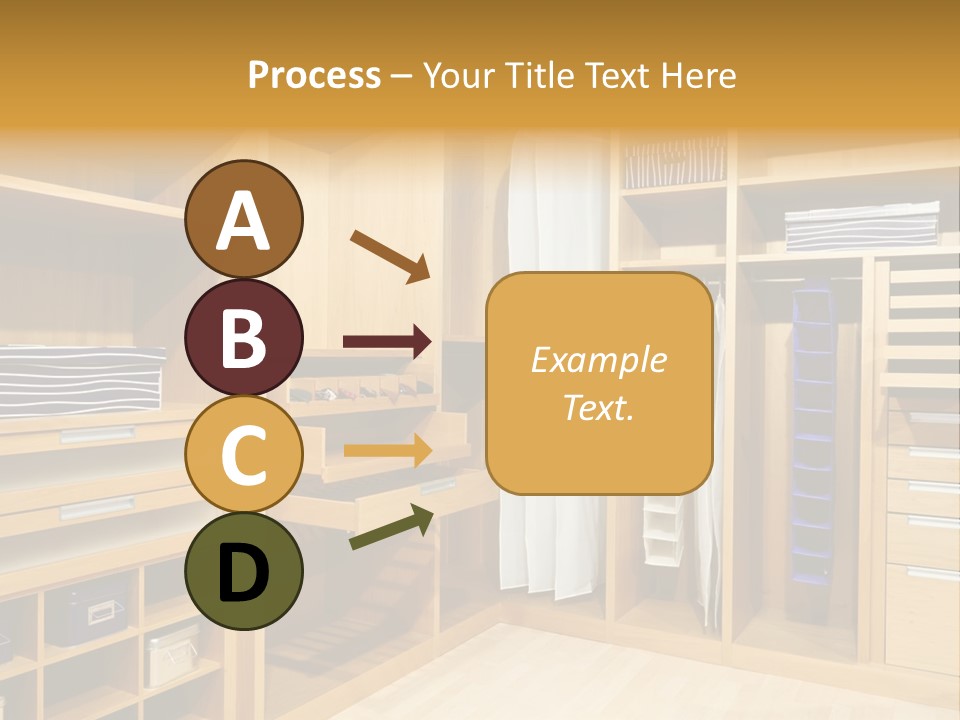 Drawer Clothing Interior PowerPoint Template