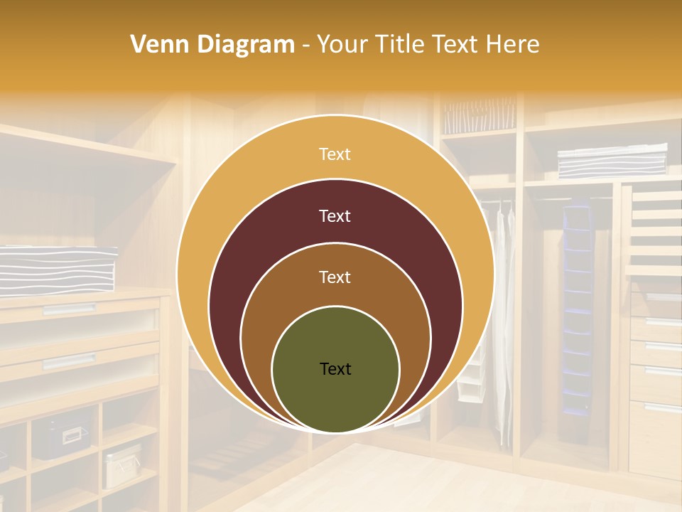 Drawer Clothing Interior PowerPoint Template