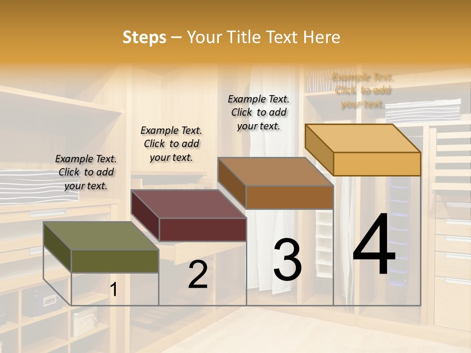 Drawer Clothing Interior PowerPoint Template