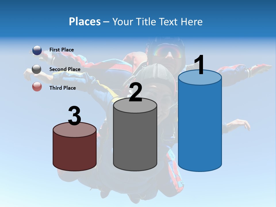 A Couple Of People That Are In The Air PowerPoint Template