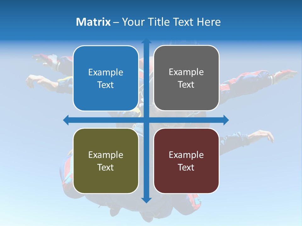 A Couple Of People That Are In The Air PowerPoint Template