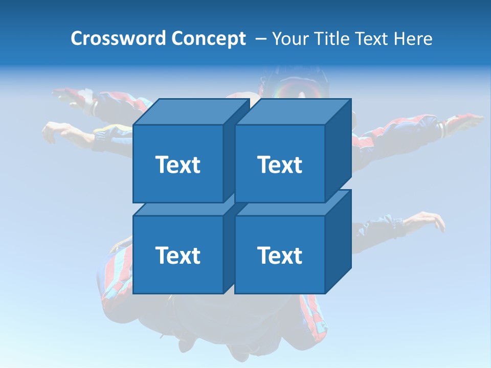 A Couple Of People That Are In The Air PowerPoint Template