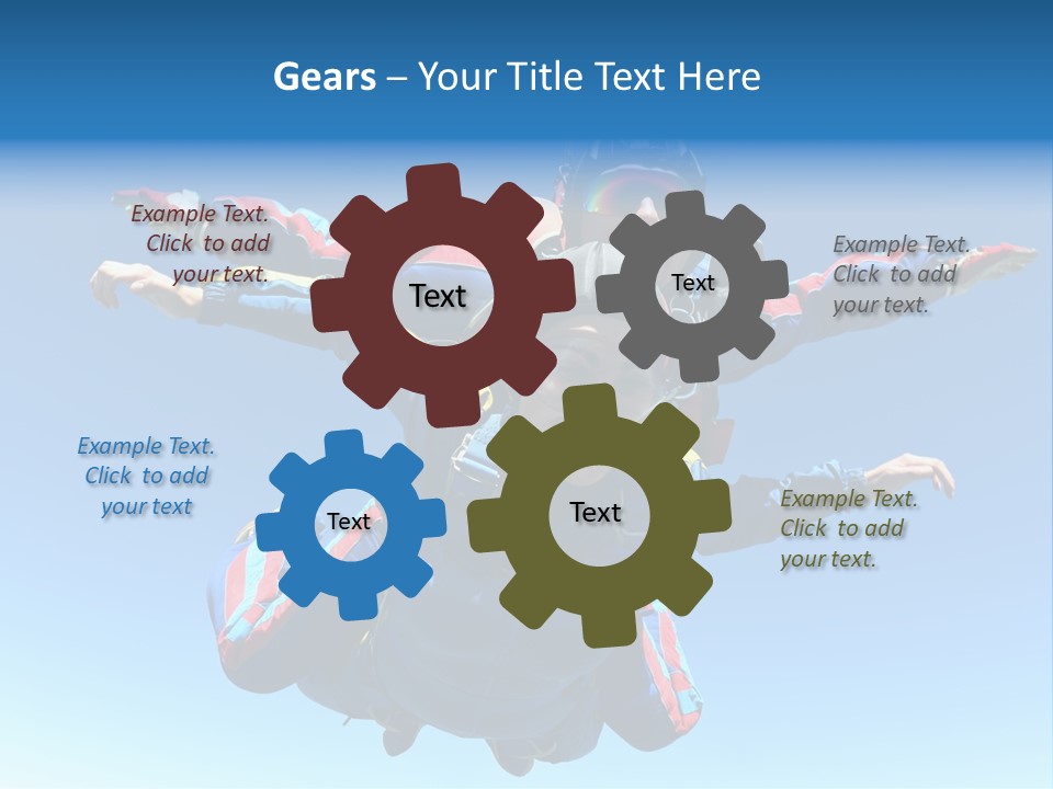 A Couple Of People That Are In The Air PowerPoint Template