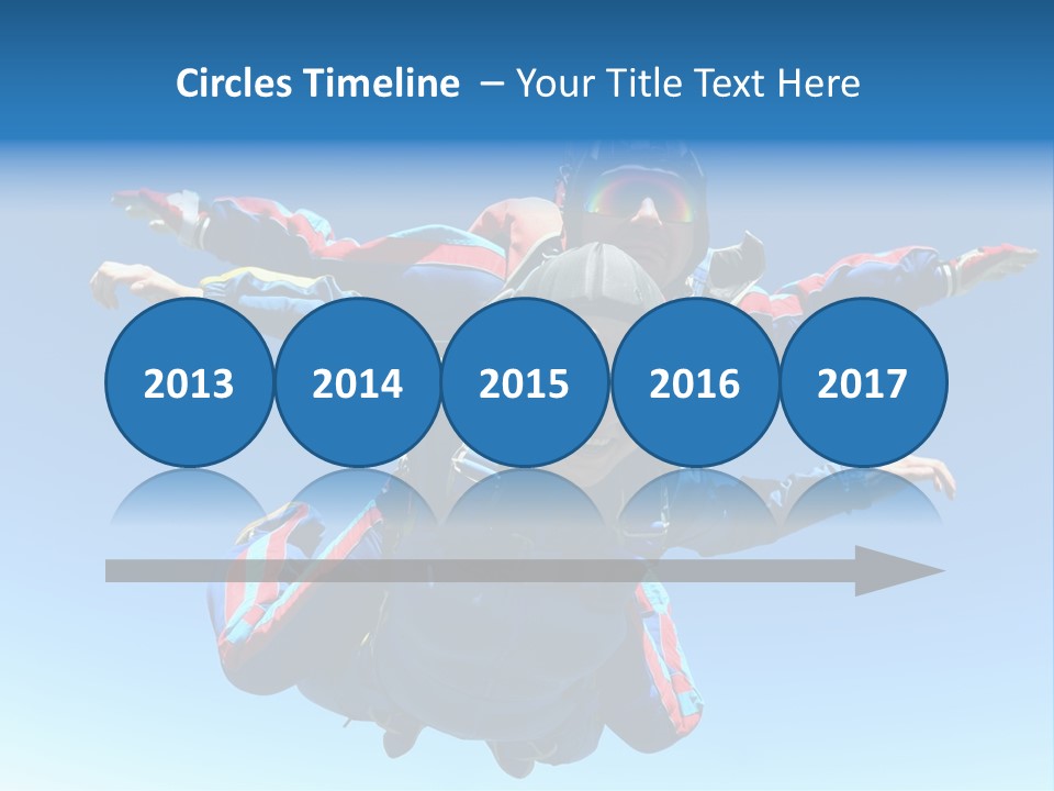 A Couple Of People That Are In The Air PowerPoint Template