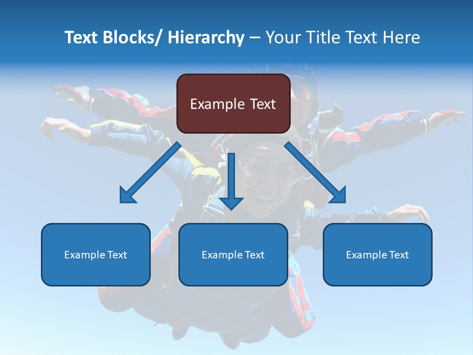 A Couple Of People That Are In The Air PowerPoint Template
