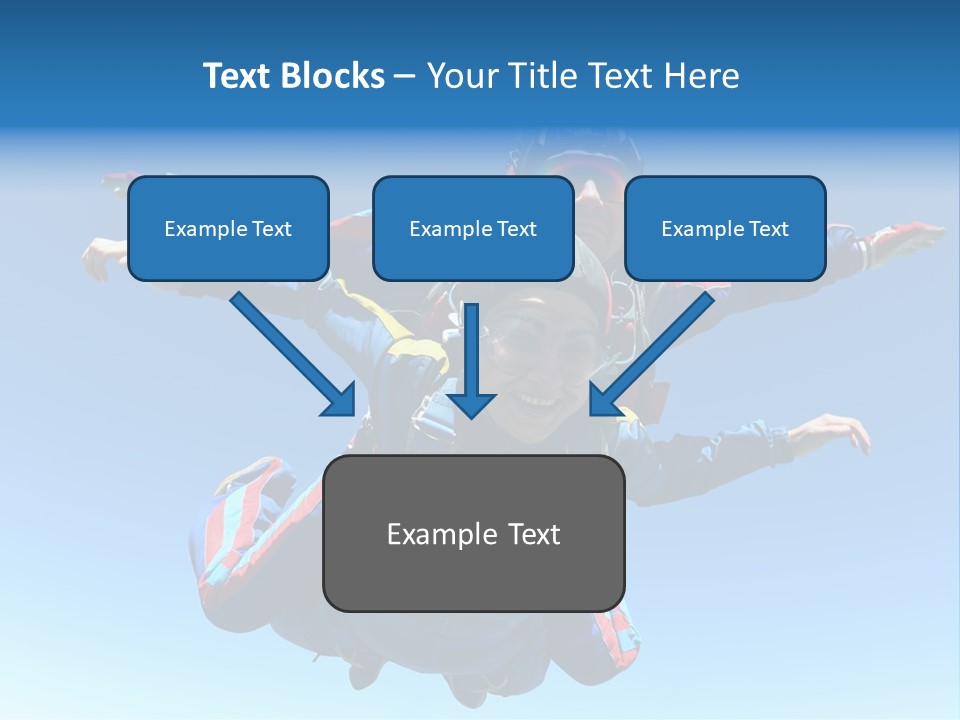 A Couple Of People That Are In The Air PowerPoint Template