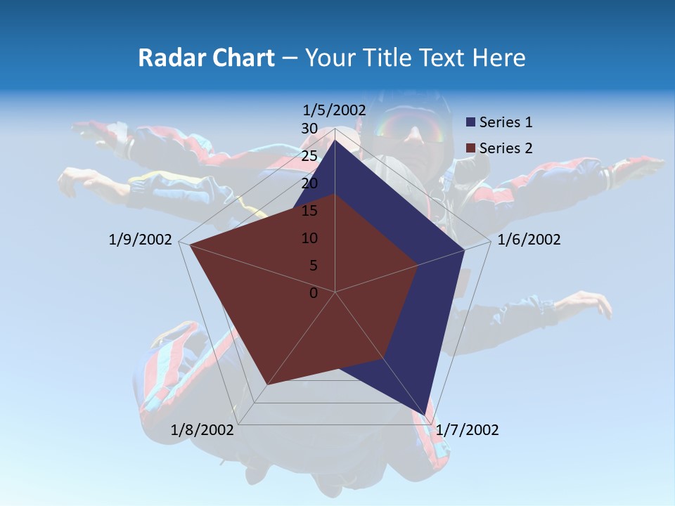 A Couple Of People That Are In The Air PowerPoint Template