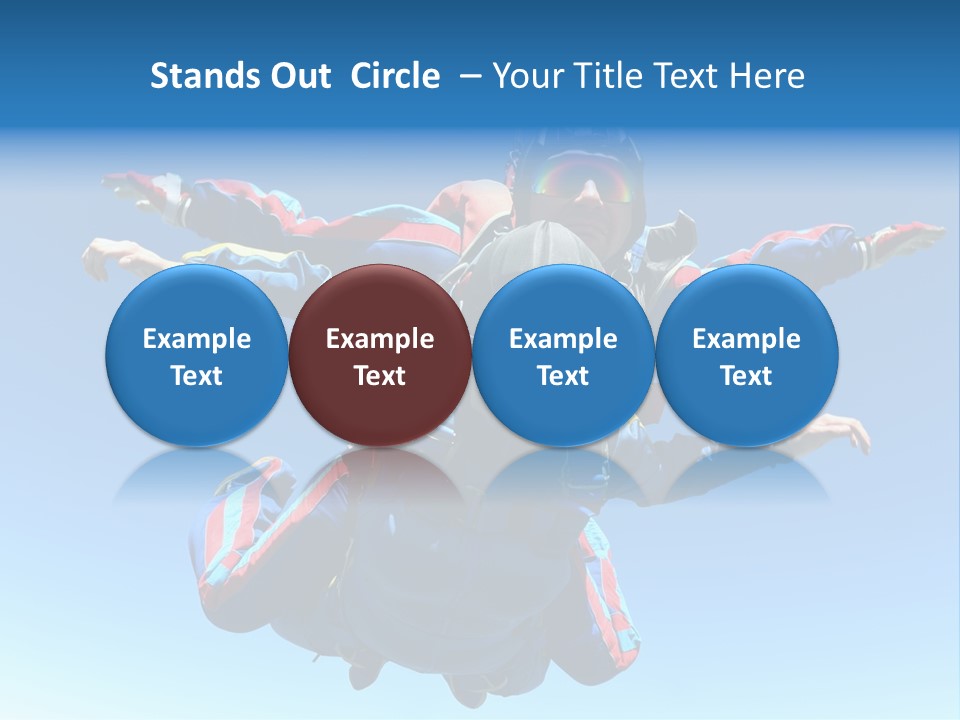 A Couple Of People That Are In The Air PowerPoint Template