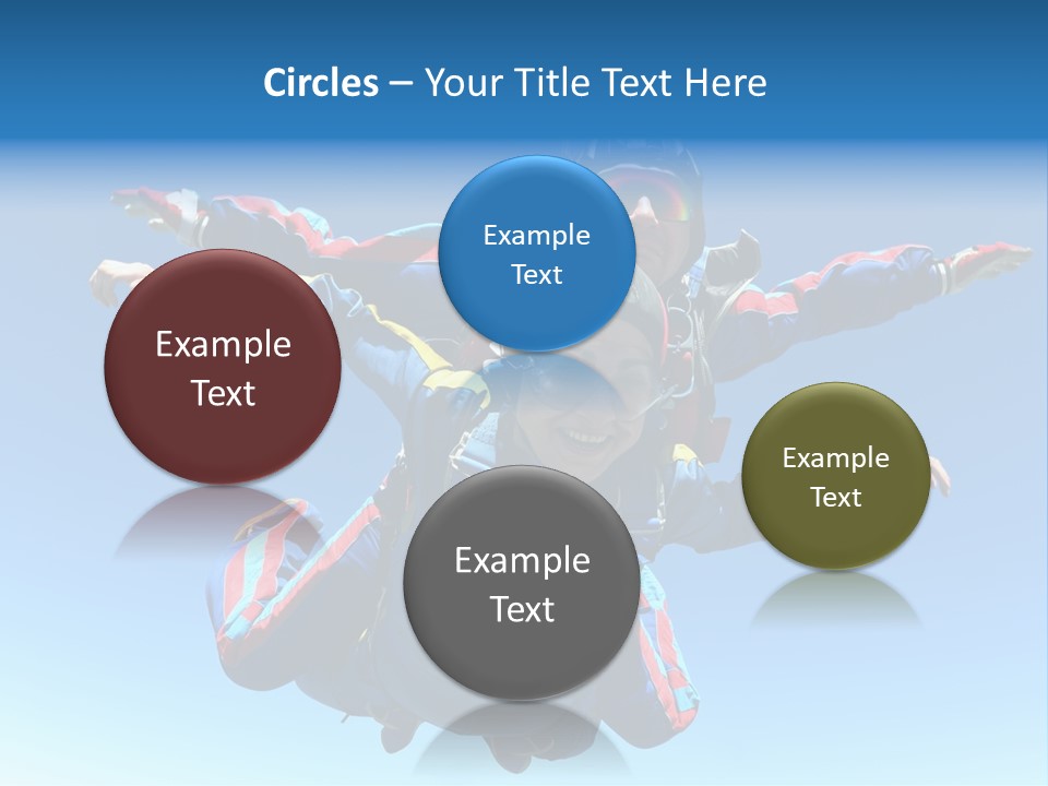 A Couple Of People That Are In The Air PowerPoint Template