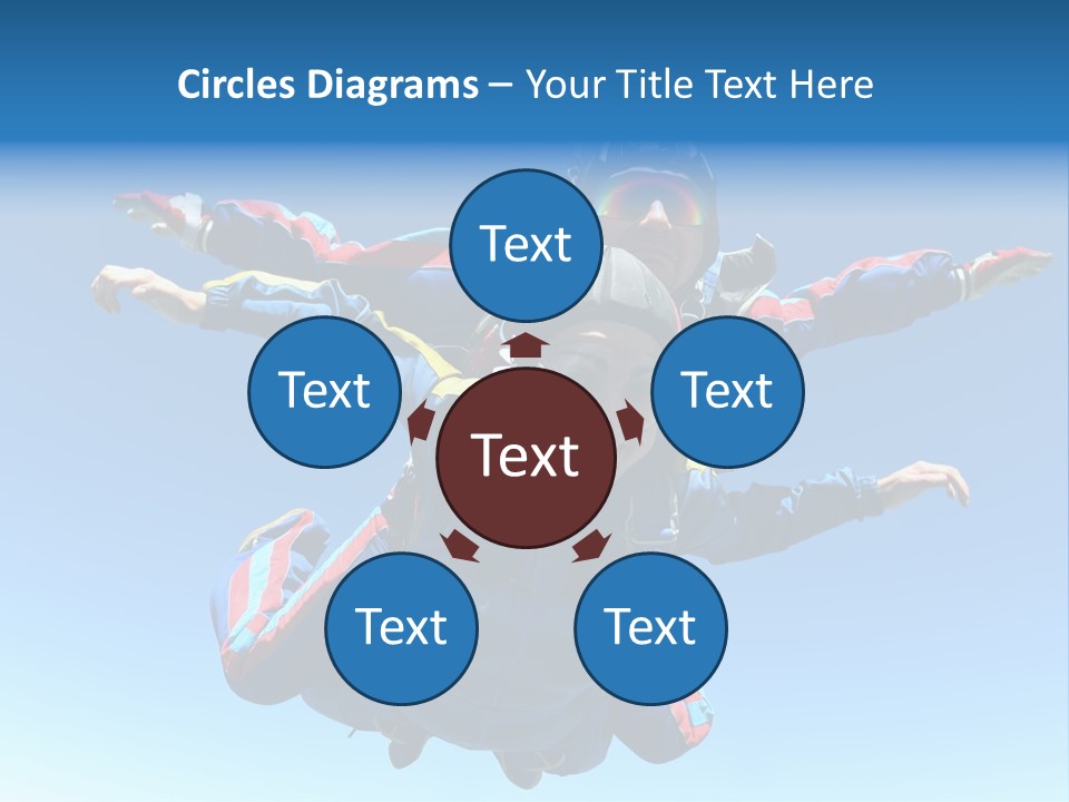 A Couple Of People That Are In The Air PowerPoint Template