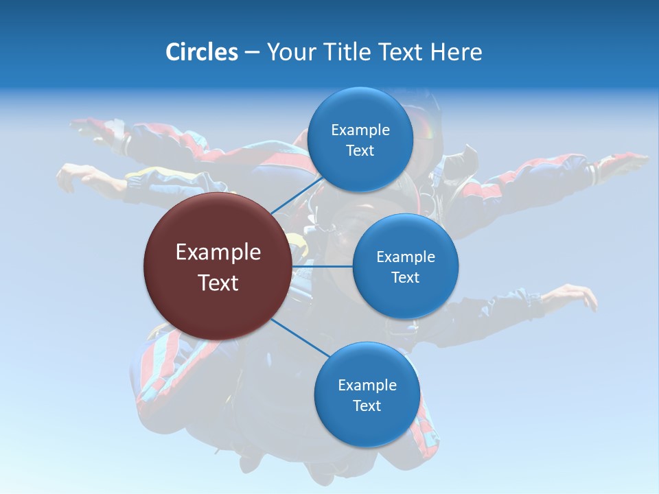 A Couple Of People That Are In The Air PowerPoint Template