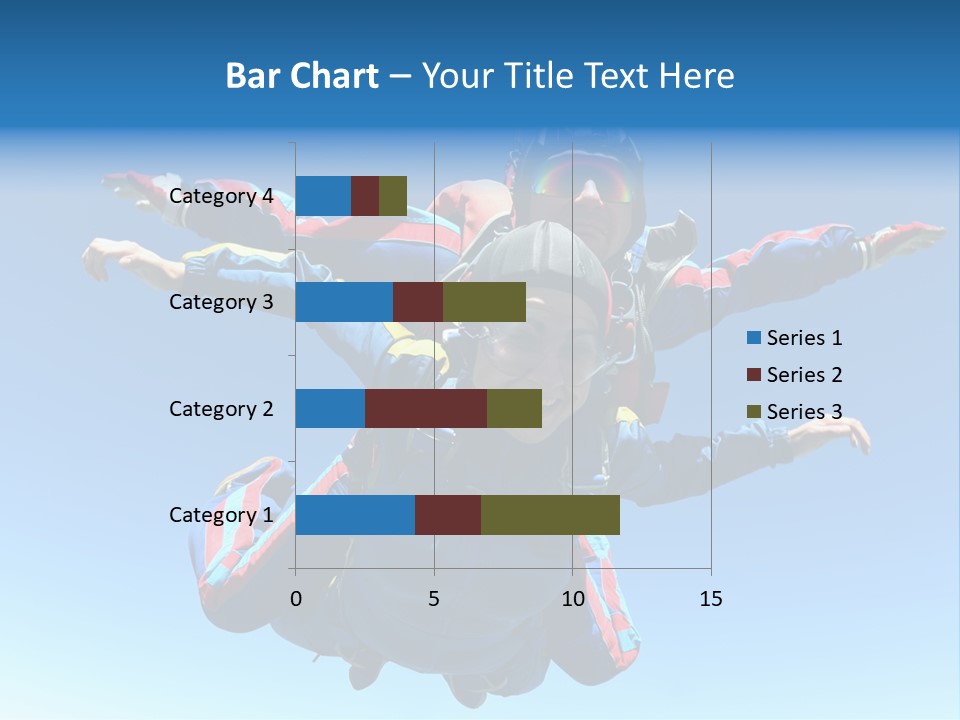 A Couple Of People That Are In The Air PowerPoint Template