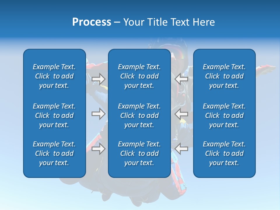 A Couple Of People That Are In The Air PowerPoint Template
