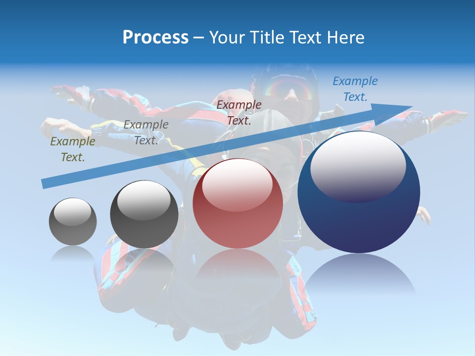 A Couple Of People That Are In The Air PowerPoint Template