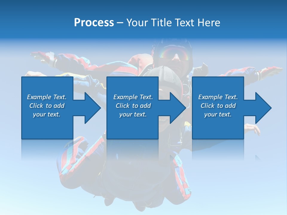 A Couple Of People That Are In The Air PowerPoint Template