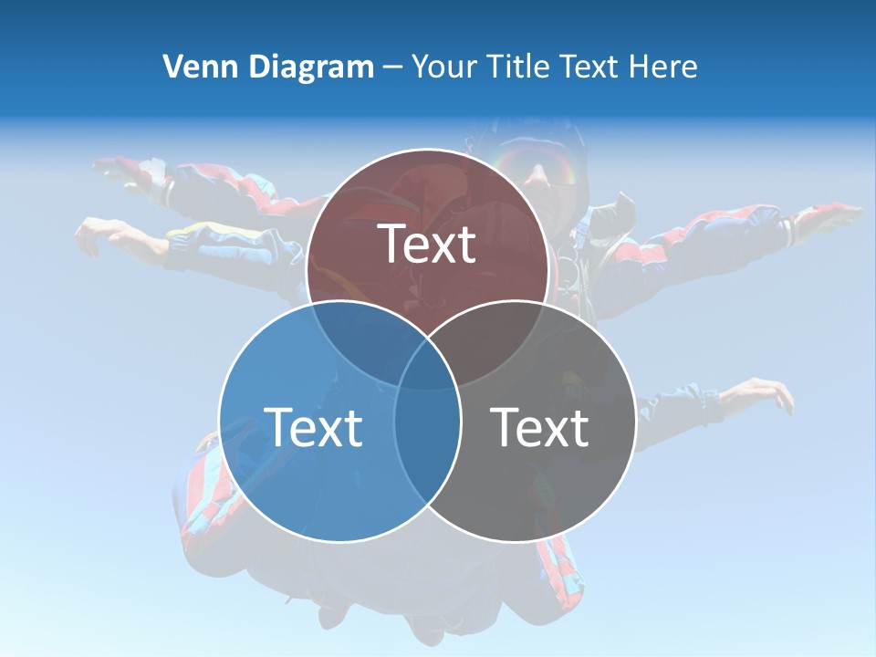 A Couple Of People That Are In The Air PowerPoint Template