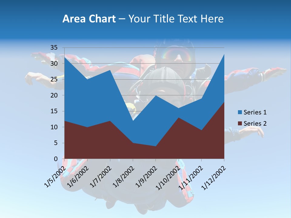 A Couple Of People That Are In The Air PowerPoint Template