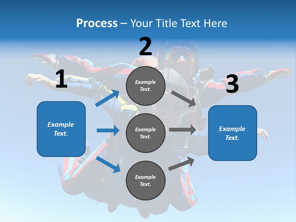 A Couple Of People That Are In The Air PowerPoint Template