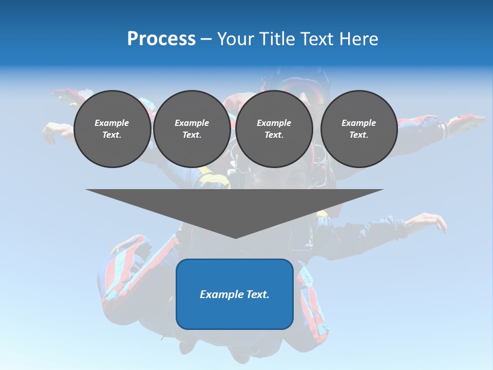 A Couple Of People That Are In The Air PowerPoint Template