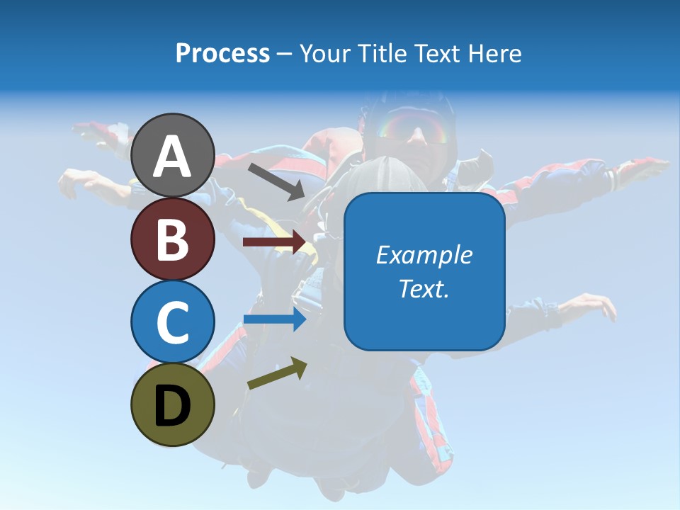 A Couple Of People That Are In The Air PowerPoint Template