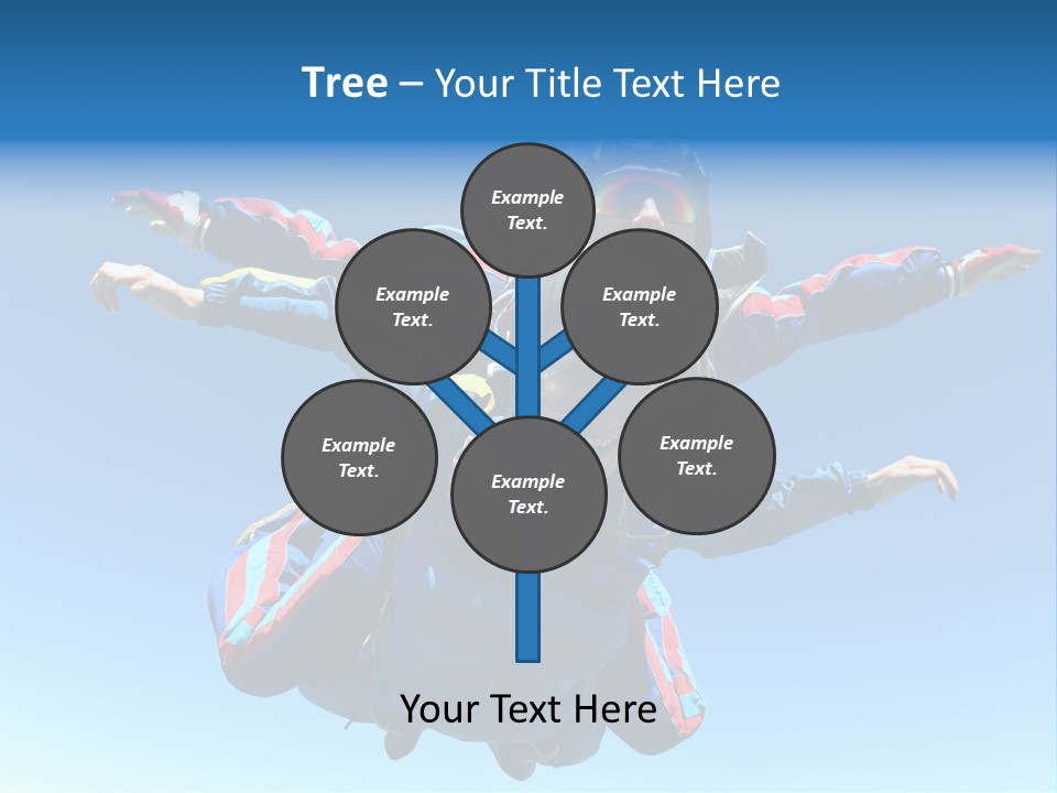 A Couple Of People That Are In The Air PowerPoint Template