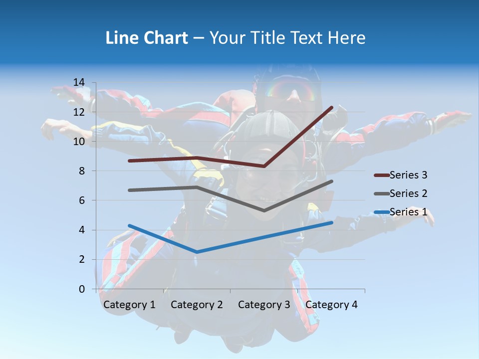 A Couple Of People That Are In The Air PowerPoint Template