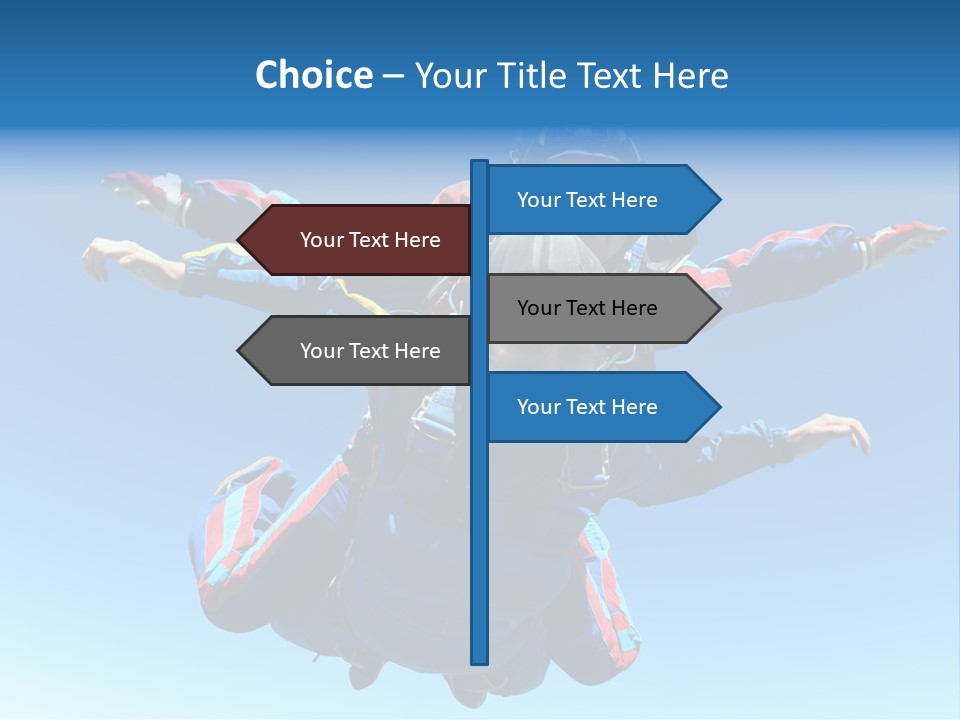 A Couple Of People That Are In The Air PowerPoint Template